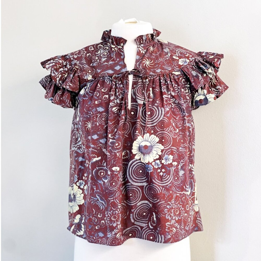 Ulla Johnson Letty Top in Heliotrope